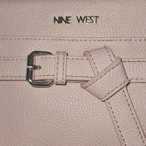 Nine West Light Blush Crossbody with Buckle Strap and Design